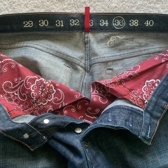 Earnest sewn jeans. Great condition.  Like new. No tears no stains - Picture 2 of 6